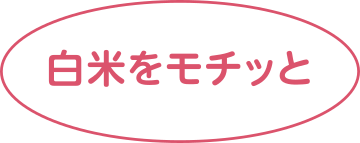 白米をモチッと